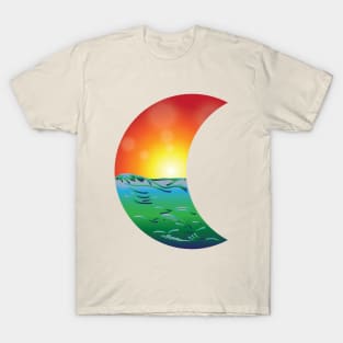 Half Moon Sunset T-Shirt